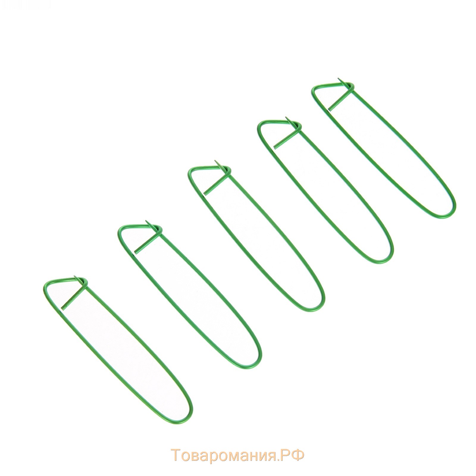 Набор вспомогательных булавок для вязания, 9 см, 5 шт, цвет зелёный