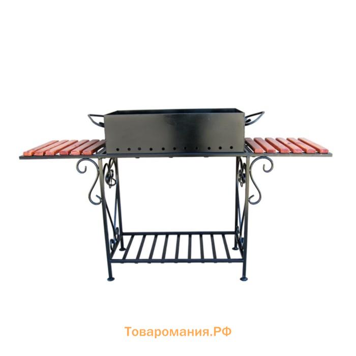 Мангал «Ажур», 120×35×95 см, 18 кг, толщина металла 2.5 мм