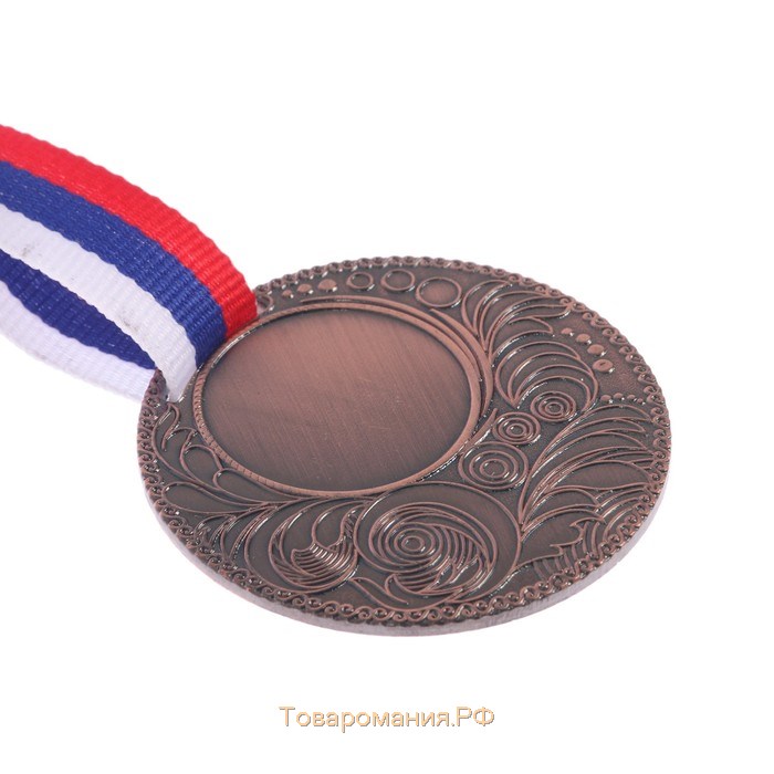 Медаль под нанесение 062 диам 5 см. Цвет бронз. С Лентой