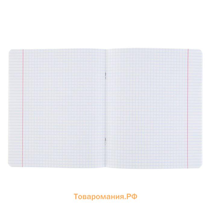 Тетрадь 18 листов в клетку, ErichKrause "Классика", обложка мелованный картон, блок офсет 100% белизна, МИКС (1 вид в спайке)