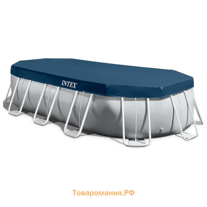 Бассейн каркасный INTEX Prism Frame 26796NP, 503×274×122 см, фильтр-насос, лестница, тент, подстилка