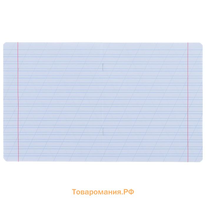 Тетрадь 12 листов в косую линейку ErichKrause «Классика Visio», обложка мелованный картон, зелёная