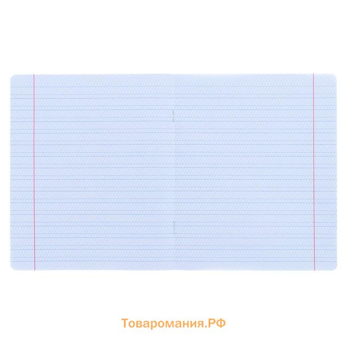 Тетрадь 12 листов в частую косую линейку, ErichKrause «Классика», обложка мелованный картон, зелёная
