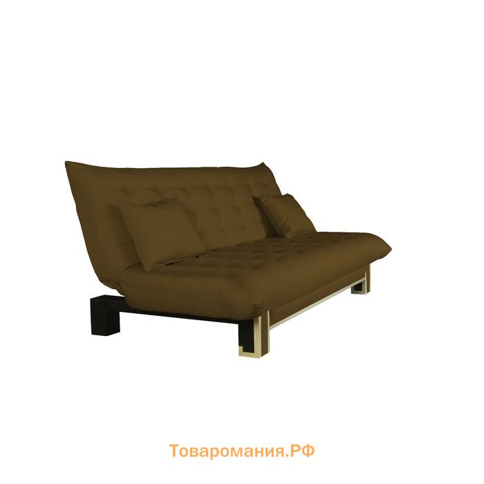 Диван "ПОЛО Style", рогожка NEO Chocolate С/М 1200х1850