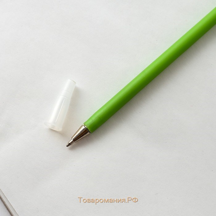 Ручка прикол шариковая синяя паста «Тюльпан» подарочная на 8 марта МИКС