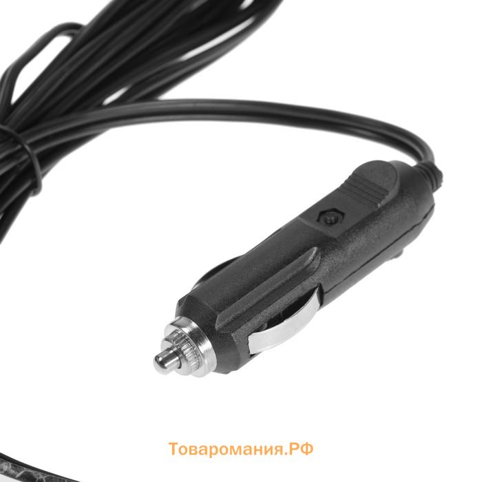 Компрессор, двухпоршневой, автомобильный 12 В, 85 л/мин, сумка, серебристый