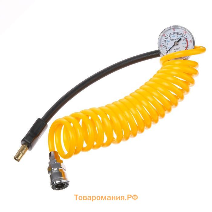 Компрессор автомобильный Cartage, двухпоршневой, 12 В, 70 л/мин, серебристый