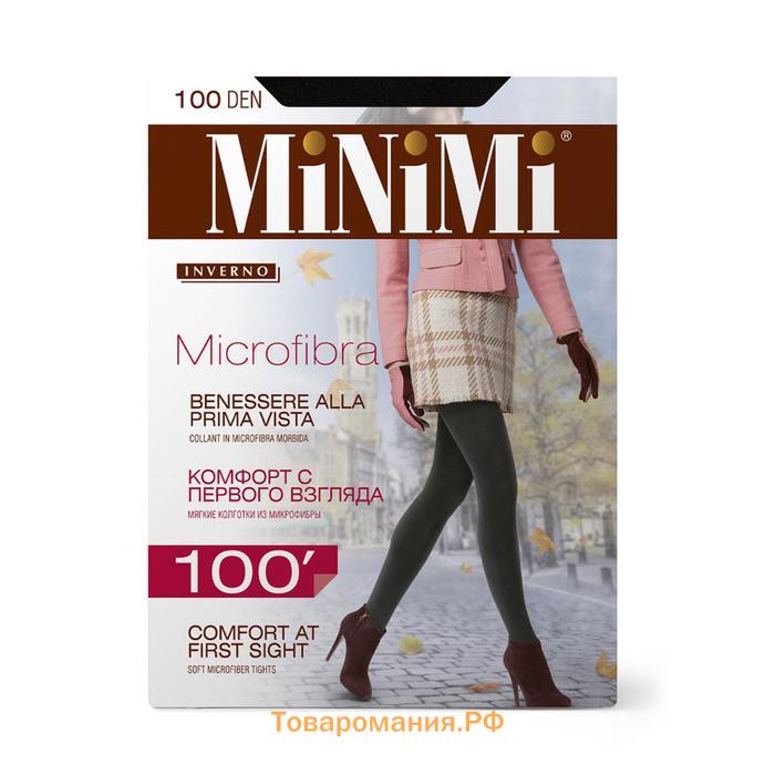Колготки женские MiNiMi Microfibra, 100 den, размер 2, цвет nero