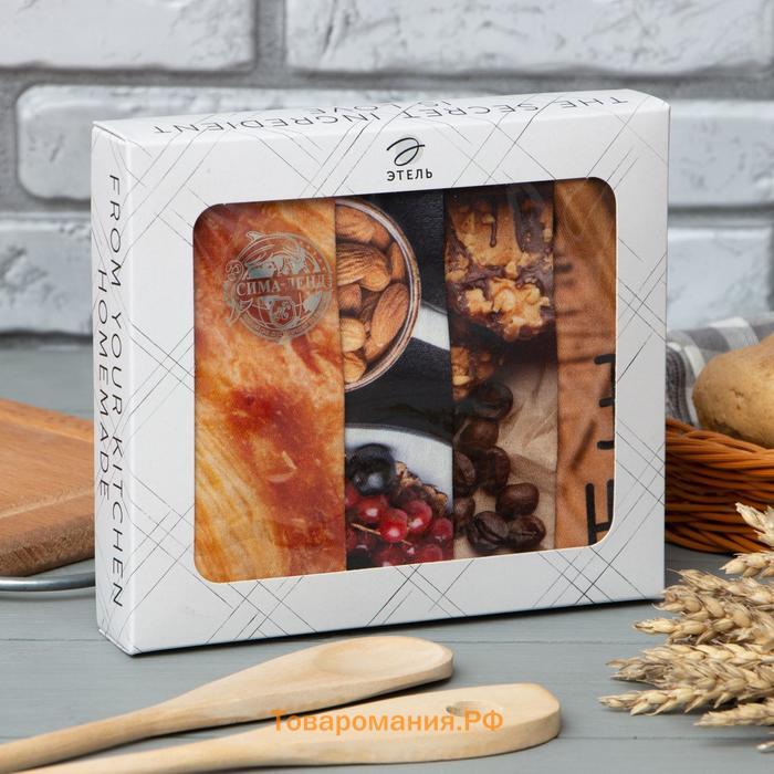 Набор полотенец  Handmade with love 4 шт, 100% хлопок