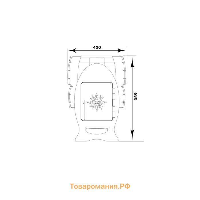 Печь банная «Емеля»