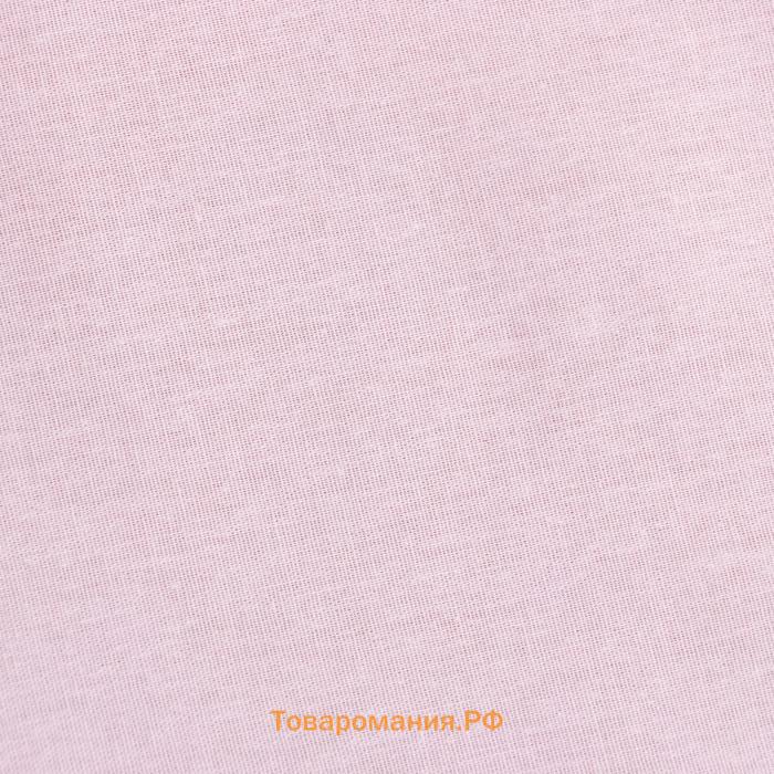 Простыня "" 150х214 см, цв. розовый, 100 % хл, бязь