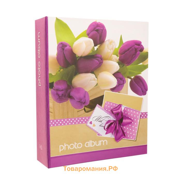 Фотоальбом на 200 фото "Фиолетовый букет"