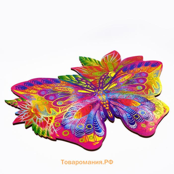 Деревянный пазл «Драгоценная бабочка», 36×28 см