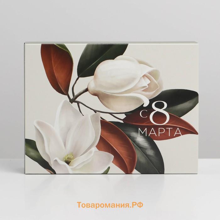 Коробка кондитерская, упаковка, «8 марта», 20 х 15 х 5 см