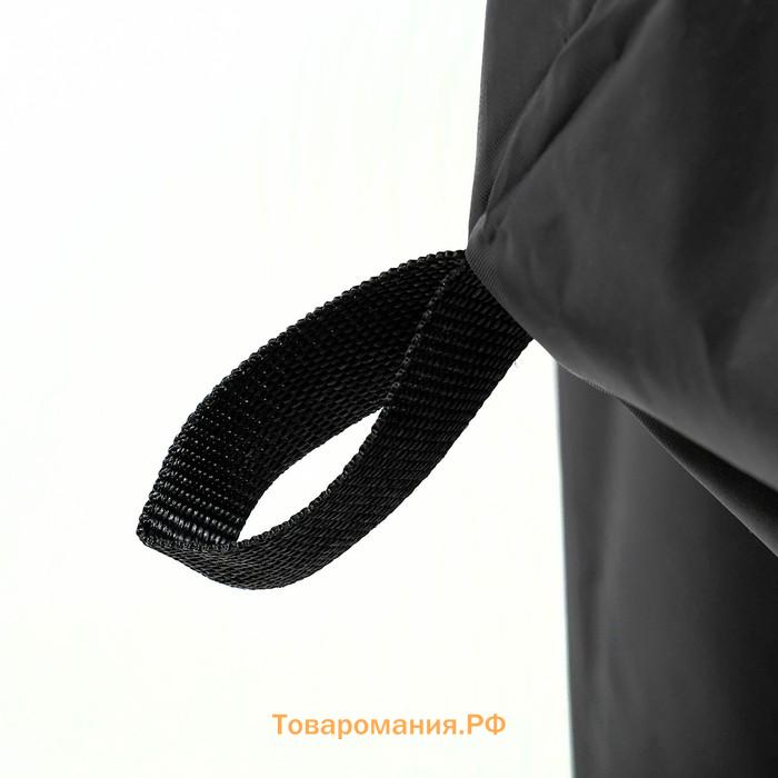 Чехол для угольных грилей Tplus, оксфорд 210, 57 см, чёрный