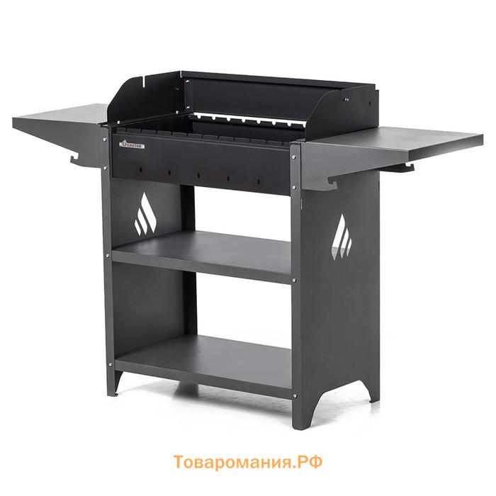 Мангал Family Standart Grill FSG2000, 133.2×39.4×89.5 см, 2 мм, крышка, боковые полки