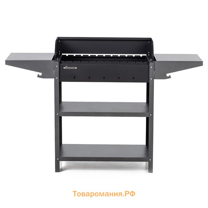 Мангал Family Standart Grill FSG2000, 133.2×39.4×89.5 см, 2 мм, крышка, боковые полки