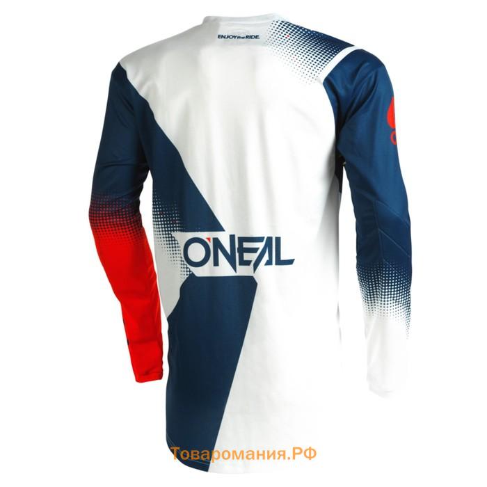Джерси O'NEAL Element Racewear V.22, мужская, размер S, синяя, белая