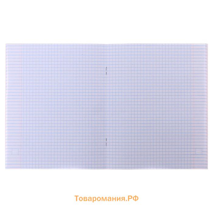 Набор тетрадей 48 листов в клетку Calligrata «Флористика», обложка мелованный картон, серые листы, 5 шт.