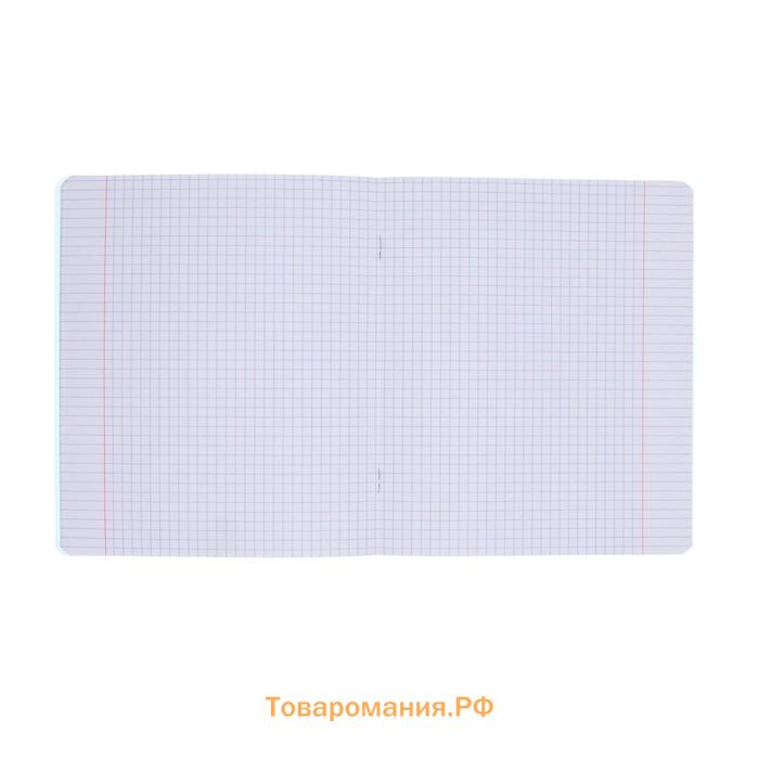 Тетрадь 18 листов, ErichKrause «CoverPrо Pastel», в клетку, пластиковая обложка, блок офсет, 100% белизна, мятная