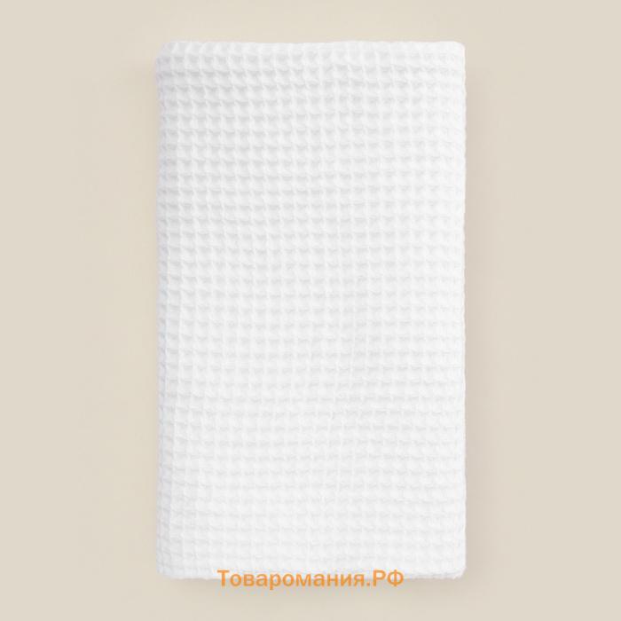 Полотенце вафельное SL HOME: Basic "Блан де Блан" 50х90 см, 100% хлопок, 340 г/м2