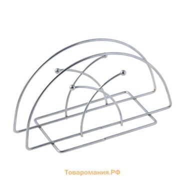 Салфетница  «Меч», 13,5×6×7 см, хромированная