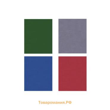 Тетрадь А4, 80 листов в клетку STAFF, синяя