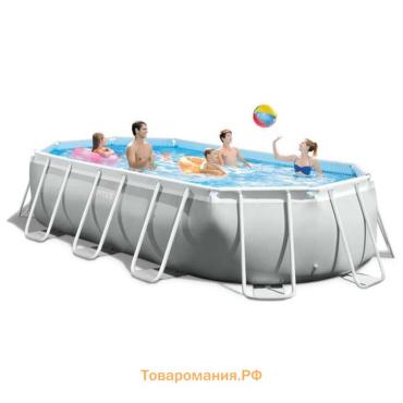 Бассейн каркасный INTEX Prism Frame 26796NP, 503×274×122 см, фильтр-насос, лестница, тент, подстилка