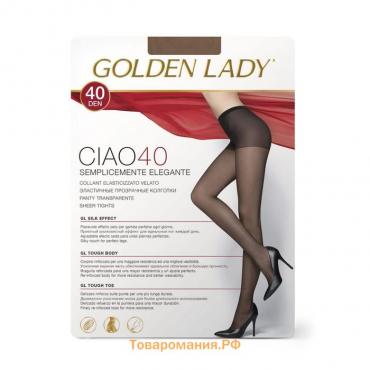 Колготки женские Golden Lady Ciao, 40 den, размер 4, цвет cognac