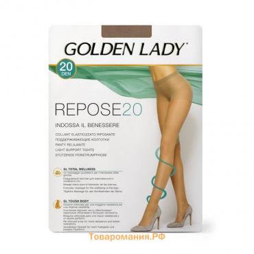Колготки женские Golden Lady Repose, 20 den, размер 2, цвет playa