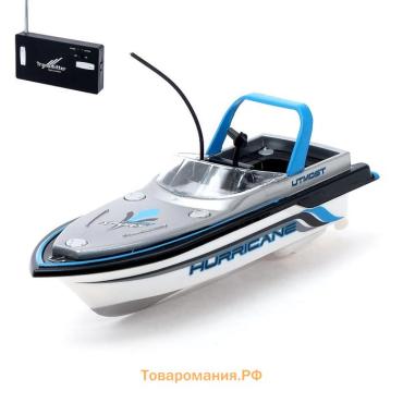 Катер радиоуправляемый Mini Boat, работает от аккумулятора, цвет синий